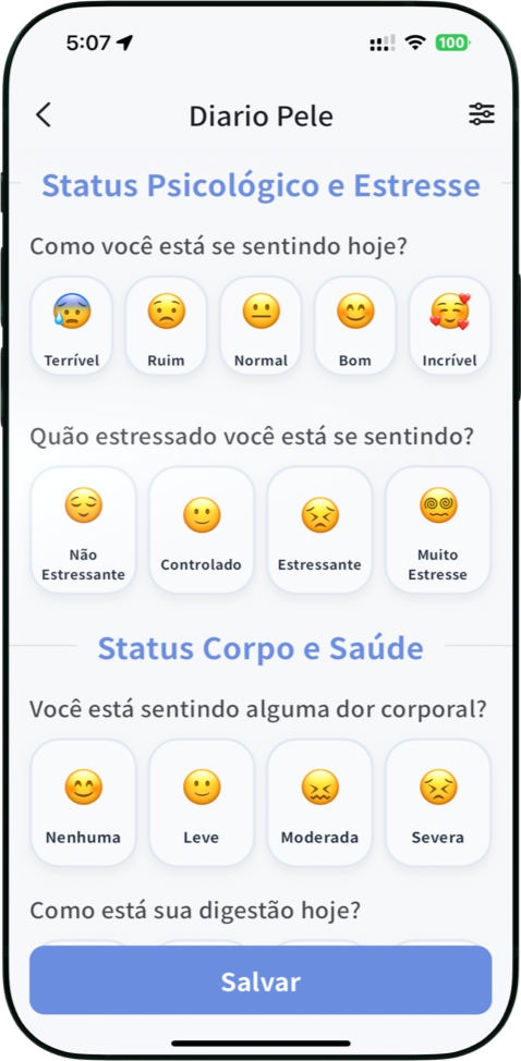 Descubra o impacto do humor e do estresse na pele