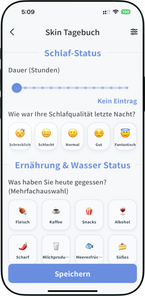 Analyse des Zusammenhangs zwischen Schlafqualität und Hautgesundheit