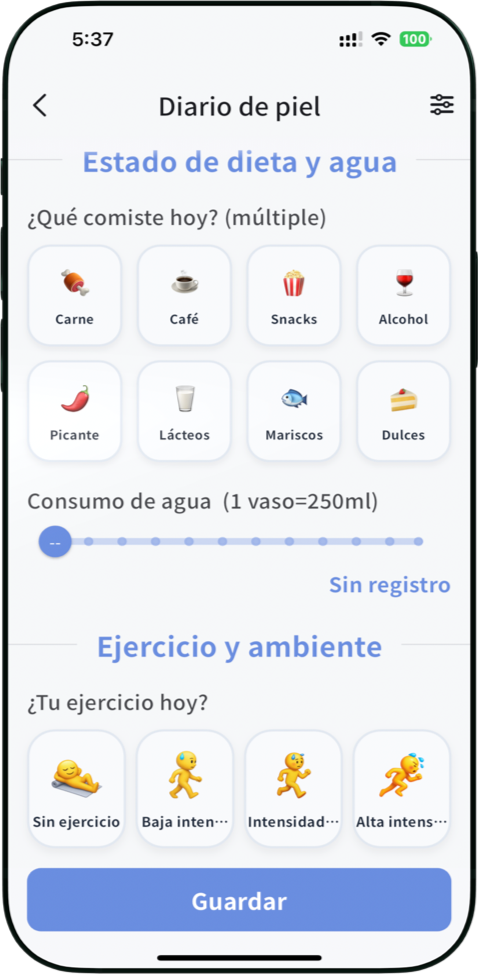La dieta afecta el metabolismo y la piel
